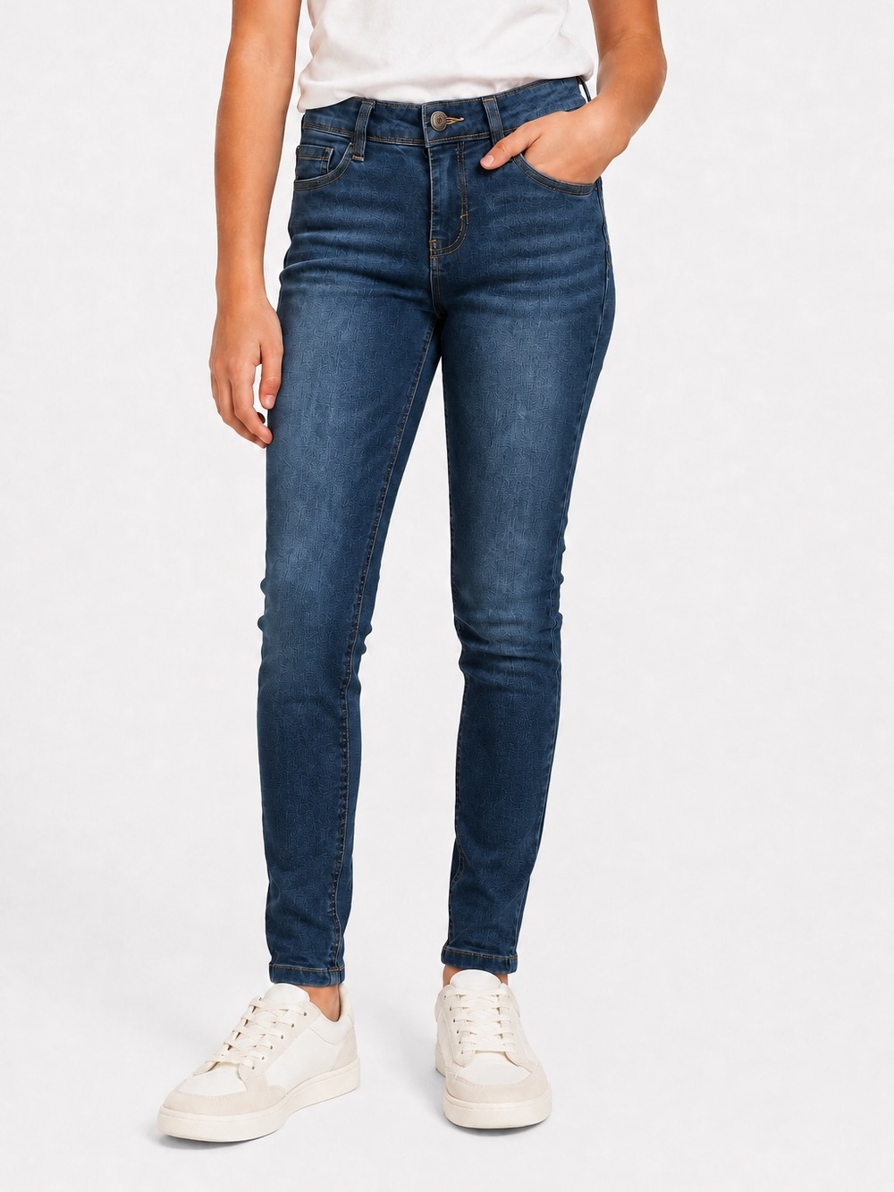 Girls WallFlower Skinny Jeans Medium Wash Stretch Denim Size 12
